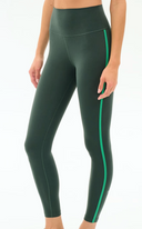 Amber Airweight High Waist 7/8 Legging - Military / Spearmint