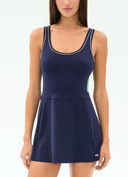 Martina Rigor Color Block Dress - Indigo / Spearmint