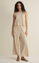 Scout Textured Slub Pant - Whisper White