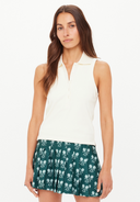 Courtship Henri Collared Top - Cream