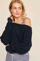 Crawford Sweatshirt - Navy Inside Out