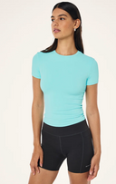 Foundation SS Tee - Aqua