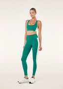 Dynamic Full Length Legging - College Green / Whisper White