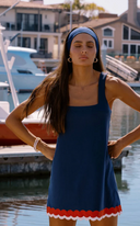 Mischa Dress - Twilight Firework Colorblock Matte