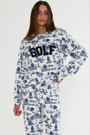 Cassia Top - Evening Golf Toile