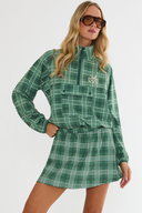 Atticus Pullover Jacket - Fairway Plaid