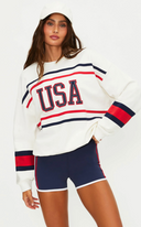 Devyn Oversized Sweatshirt - Firework Colorblock