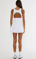 Antonia Dress - Hibiscus Cove White