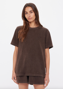 Soho Eva Crew Neck Tee - Cocoa