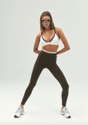 Vita Full Length Legging - Coffee / Whisper White