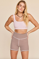 Sparrow Short - Brown Stripe