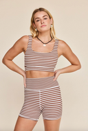 Jolie Bra - Brown Stripe