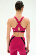 Miles Rigor Bra - Sangria / Black