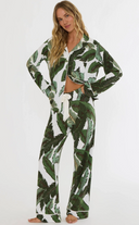 Livy Top & Connie Pant Set - Banana Palms
