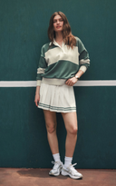 Bleacher Babe Mini Skirt - Sandstone