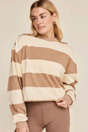 Oxford Long Sleeve - Malt Stripe
