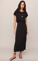 Anika Jersey Midi Dress - Black