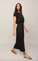Anika Jersey Midi Dress - Black