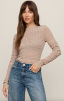 Avery Sweater Top - Soft Ecru