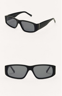 Outsider Sunglasses - Polished Black-Grey