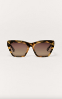 Park Ave Polarized Sunglasses - Brown Tortoise - Grey