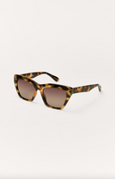 Park Ave Polarized Sunglasses - Brown Tortoise - Grey