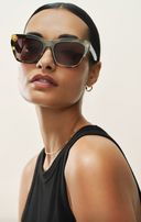 Park Ave Polarized Sunglasses - Brown Tortoise - Grey