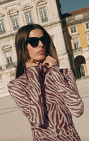 Park Ave Polarized Sunglasses - Polished Black - Grey