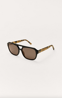 After Hour Polarized Sunglasses - Black Tort - Brown