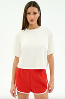 Djuna Oversized Jersey Tee - White
