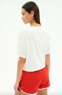 Djuna Oversized Jersey Tee - White