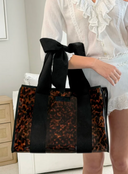 Case-Mate Tortoise Shell Bow Jelly Tote