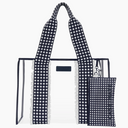 Case-Mate Navy Gingham Jelly Tote