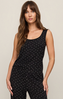 Luxe Dot Tank - Black