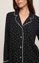 Luxe Dot PJ Top - Black