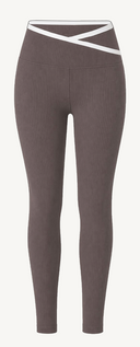 Lena Overlap WB Legging - Espresso