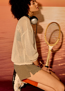 Santos Lucie Drawstring Short - Stripe