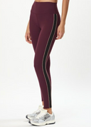 Margot Rigor Legging - Dark Cherry / Black