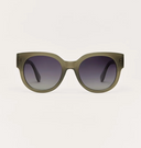 Lunch Date Polarized Sunglasses - Olive Gradient