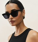 High Tide Polarized Sunglasses - Polished Black Grey