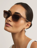 High Tide Polarized Sunglasses - Taupe Gradient