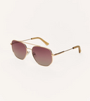 Highway Polarized Sunglasses - Rose Gold Gradient