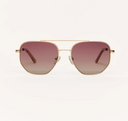 Highway Polarized Sunglasses - Rose Gold Gradient