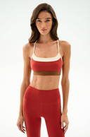 Scottie Airweight Bra - Terracotta / Creme