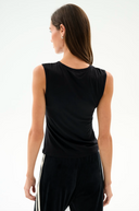 Nikki Jersey Tank - Black