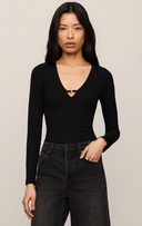 Ginger Second-Skin Bodysuit - Black