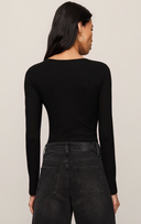 Ginger Second-Skin Bodysuit - Black