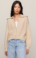 Silverlake Zip Cardigan - Chalk