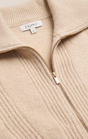 Silverlake Zip Cardigan - Chalk