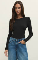 Second Skin Crew Long Sleeve - Black